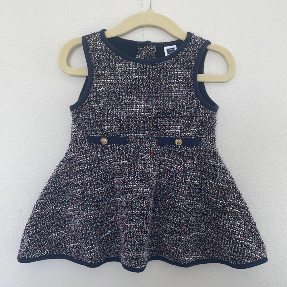 Janie and Jack baby dress -size 6-12 M